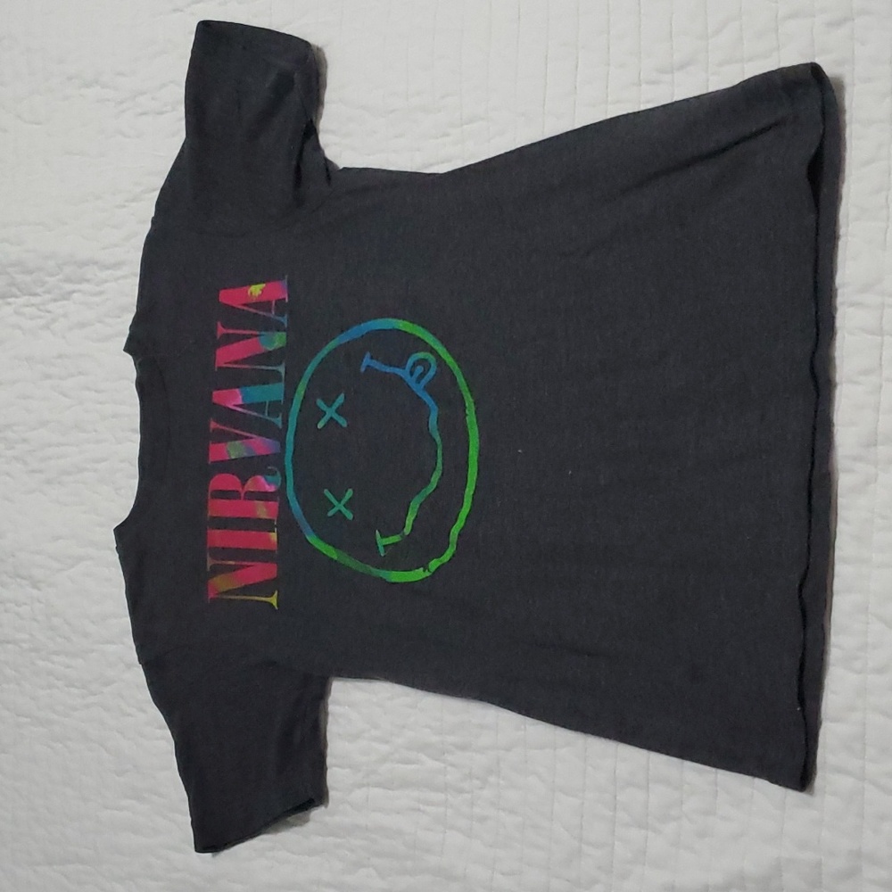 Size Small, Nirvana fitted tee